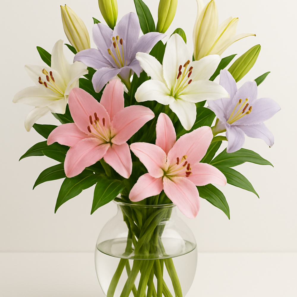 Mixed Lilies Bouquet