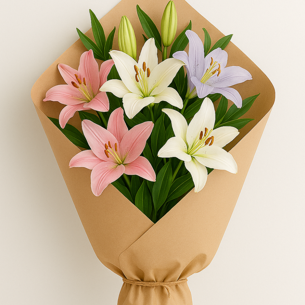 Mixed Lilies Bouquet
