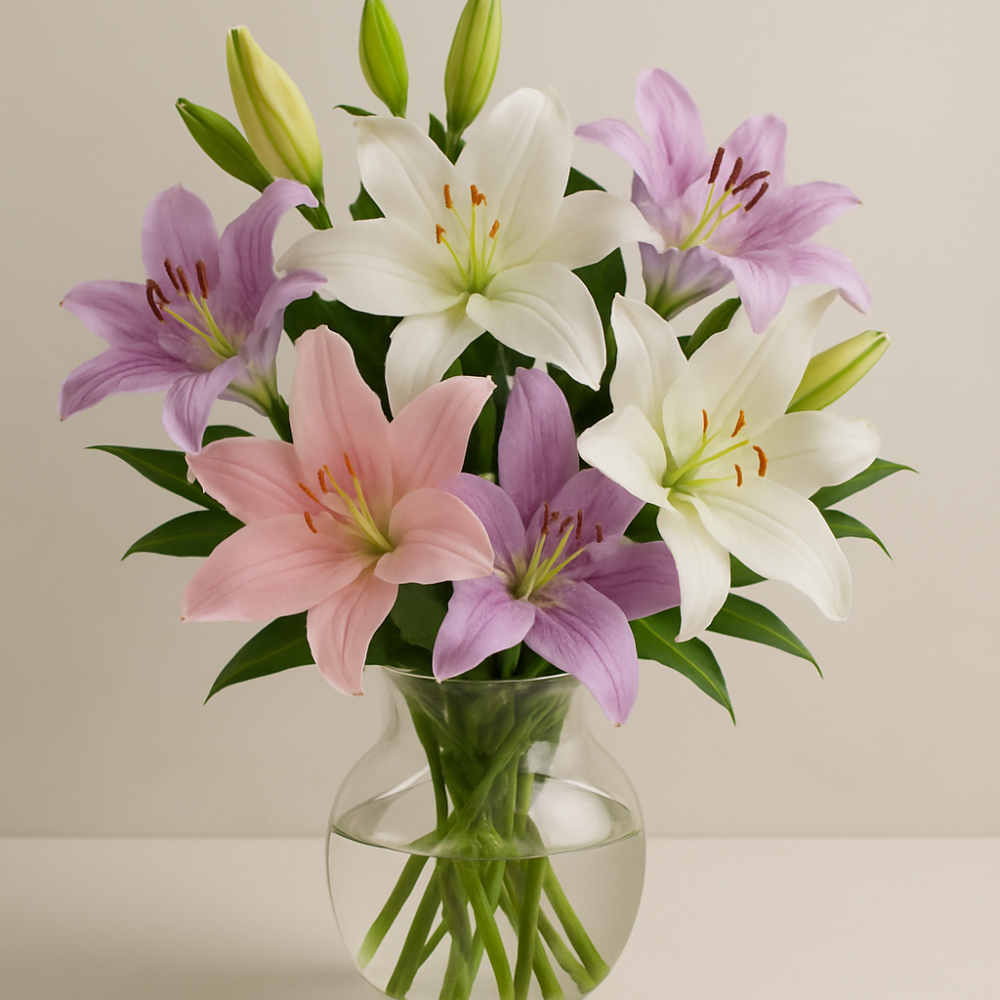 Mixed Lilies Bouquet