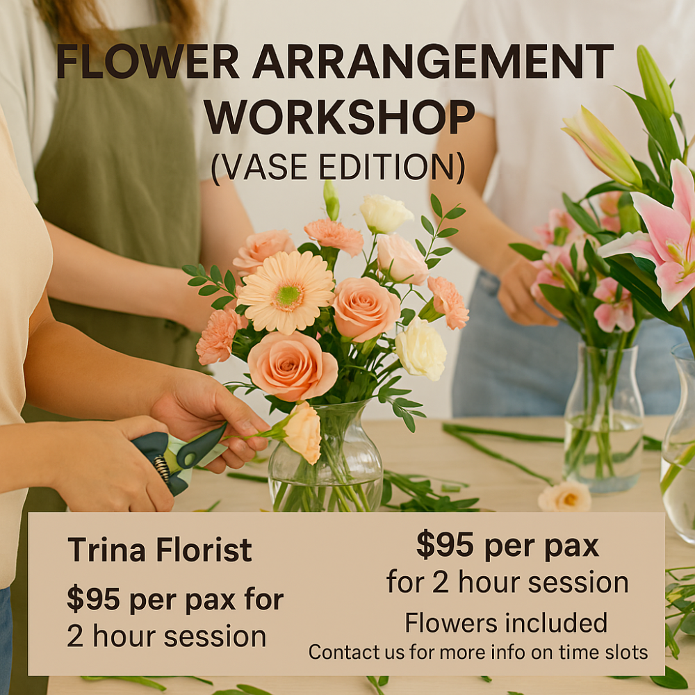 Flower Arrangement Workshop (Vase Edition)