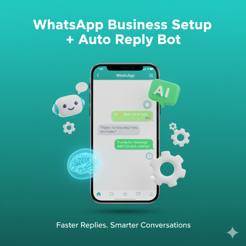WhatsApp Business Setup + Auto Reply Bot