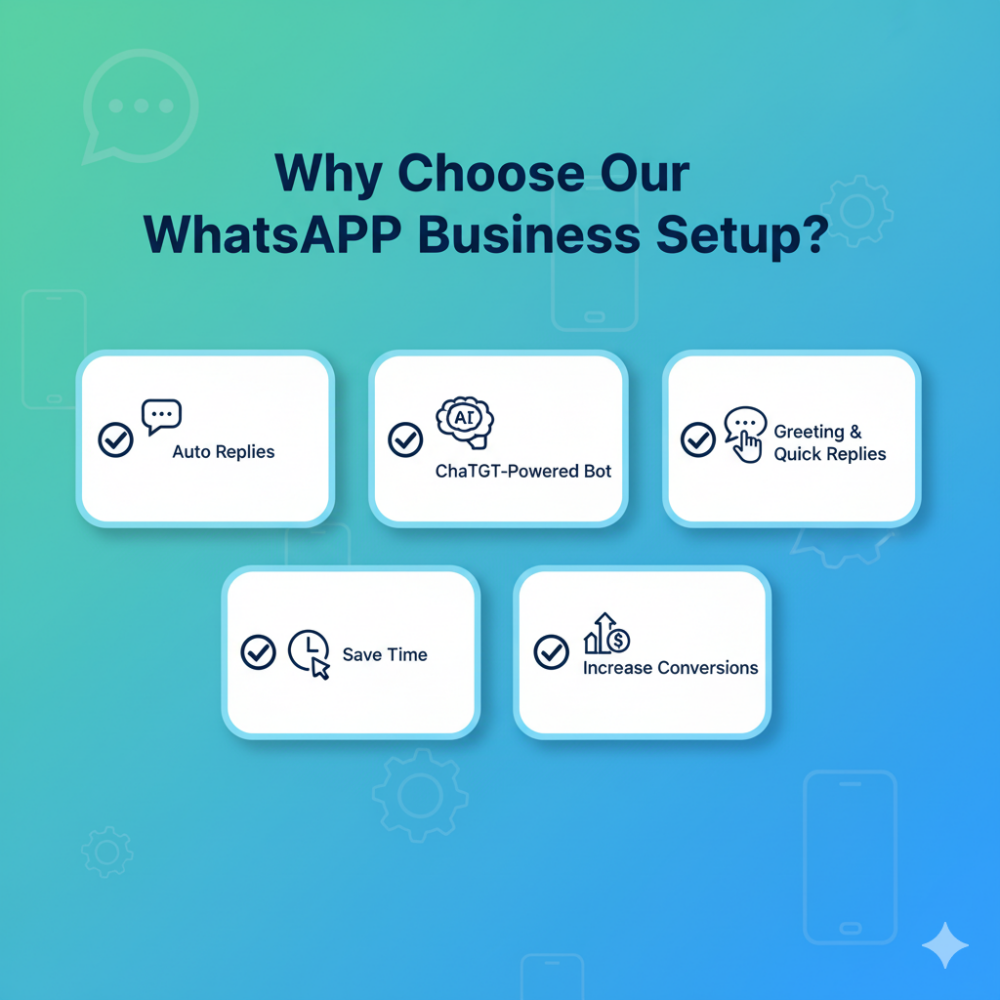 WhatsApp Business Setup + Auto Reply Bot