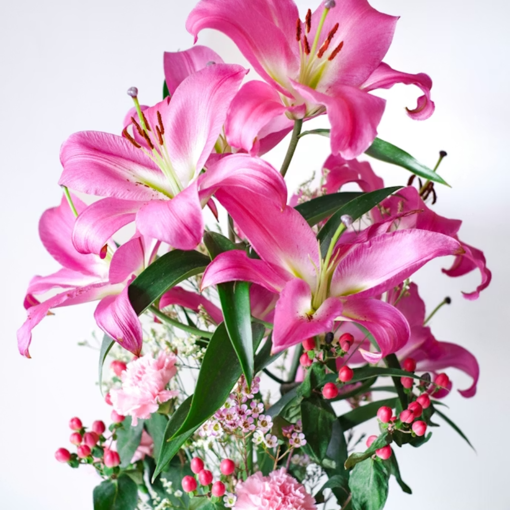 Pink Stargazer Lily Bouquet