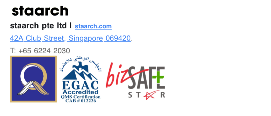 Photo of STAARCH PTE LTD 
